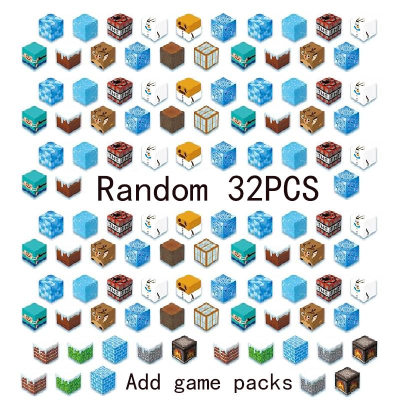 Non-Toxic New Creative Magnetic Building Blocks Lce World Magnet Cube Architectural Diy Model Kids Toy Christmas Gifts For Children