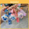 Adorable Cute Cartoon Rabbit Keychain For Girls Acrylic Couple Keyring Gift