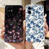 For Samsung Galaxy A06 Beautiful Bow Rose Painting Phone Case For Samsung A06 4G 5G Soft Silicone Shockproof Cases