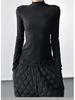 French Style Women's Luxury Knit Base Layer: 2025 Slim-Fit Long-Sleeve Top for Winter