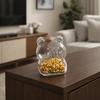 Transparent Piggy Money Bank Visible Glass Money Jar Multi-purpose Coins Saving Box  Adults