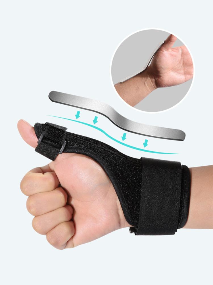 1Pc Wrist Thumb Support Protector Tendon Sheath Injury Recovery Thumb Brace Splint Finger Sprain Retainer  Health Care Tool