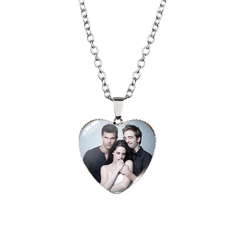 Stunning 2023 Twilight Saga Theme Heart Pendant Necklace With Unique Gemstone Design