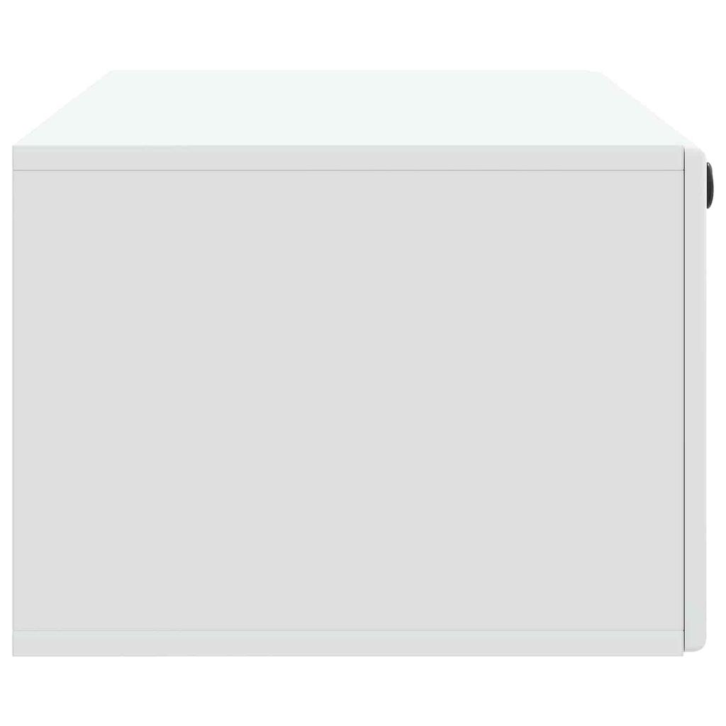 Wall Mounted TV Cabinet 98 x 41 x 30 cm White Engineered Wood