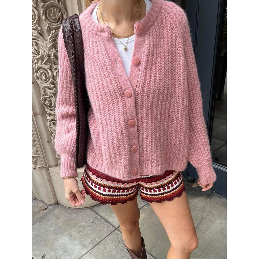 Casual Knitted Long Sleeves, Button Up Shirts, Sweaters, Women's Clothing, Warm Cardigans