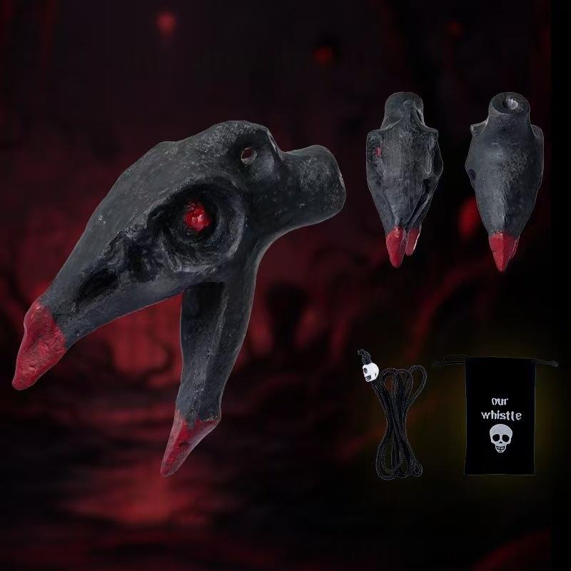

1 Set Resin Novelty Prank Toy Aztec Screaming Bird Whistle Emergency Survival Gear Compact Horror Sound Tool For Camping/Hiking