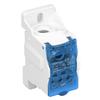 DIN Rail Distribution Box Universal Electric Terminal Block Power Wire Connector Junction Box 690V 125A Blue