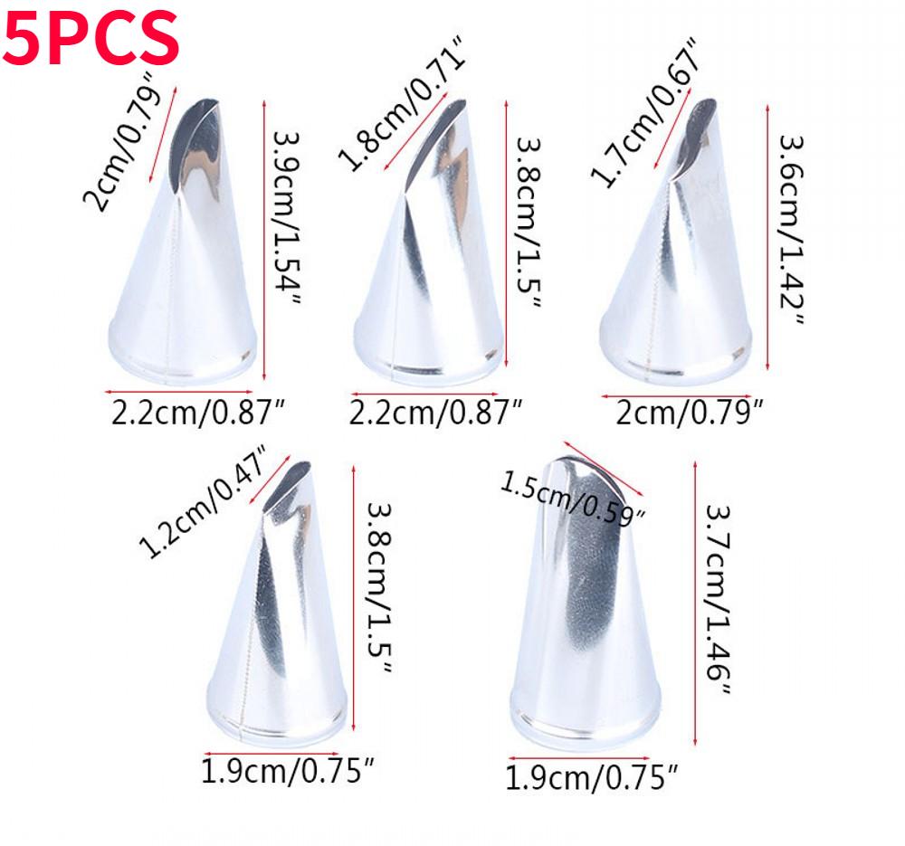 Baking Tool Set Flower Scissor Cake Tray 5pcs Tulips Rose Nozzle Cake Decoration Tools Kitchen Pastry Cupcake Baking Pastry Tool