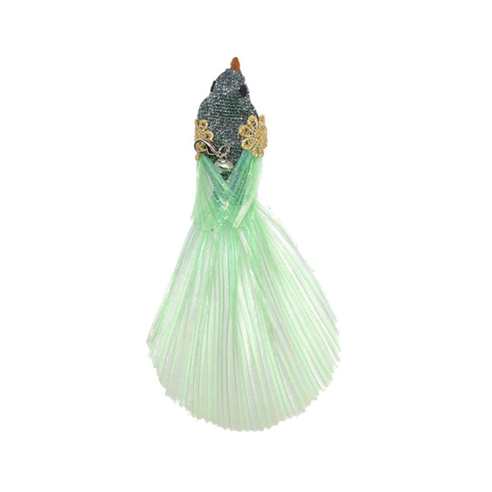 Simulation Bird Cat Toy Feather Bird with Bell Kitten Wand Toy Replacement Heads Cat Teaser Interactive Cat Toy Accessories