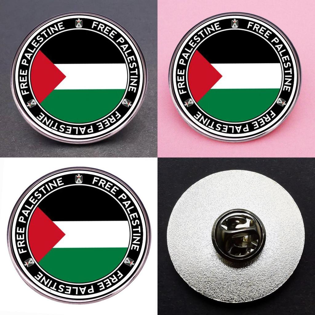 Palestinian Flag Pin Alloy Badge Jewelry For Men And Women European-american Style