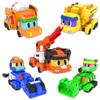 5 IN 1 Gogo Dino Explorer Deformation Robot Car Toy Action Figures Transformation Engineering Car Dinosaur Toys for Child Gift