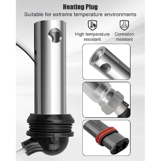 12V Heater Glow Plug Repair Kit And 12V Fuel Metering Pump Heater 22451901 Fit For Eberspacher Espar Airtronic 2KW D2 D4 D4S, Parking Heater