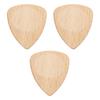 Uxcell Wooden Guitar Extra Thick Maple Wood with for and Bass Light Wood Grain Finish 3-Pack Picks, 3.0mm Grooves, Electric, Acoustic, Guitars,