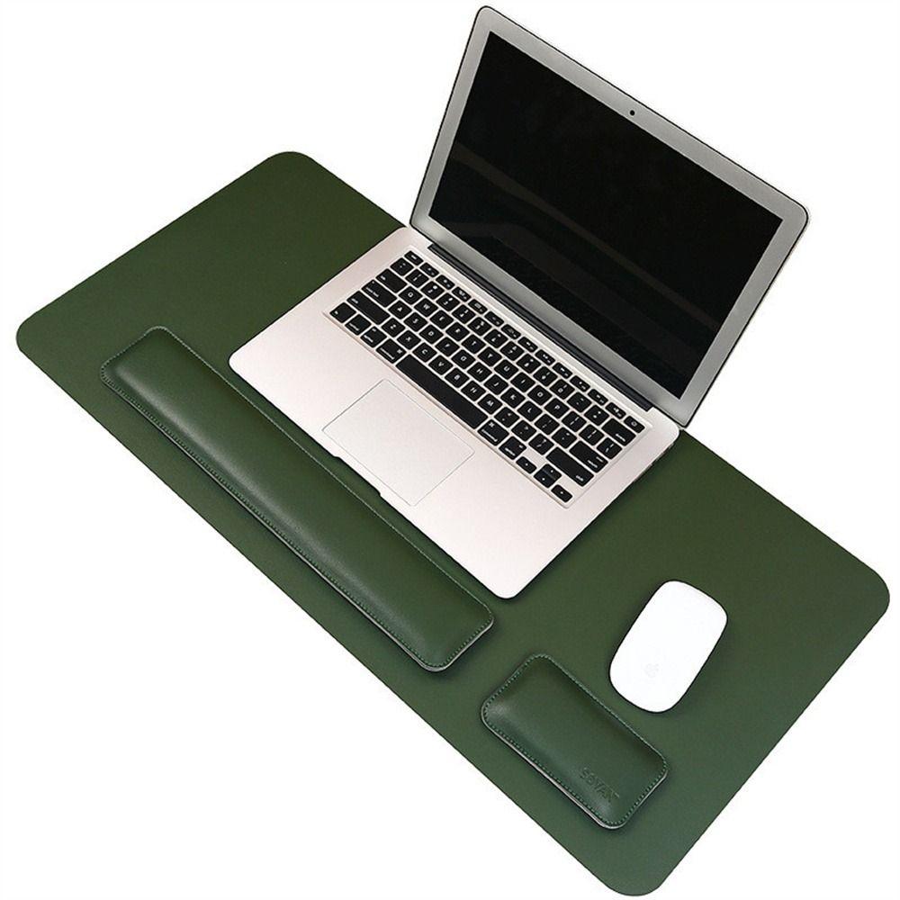 Keyboard Pad Leather PU Computer Pad Keyboard Hand Rest Wrist Rest Pad Mouse Pad Computer Palm Rest
