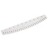 Piano String Gauge with Clear Scales Metal Measuring Ruler for Guitar Ukulele Stringed Instrument