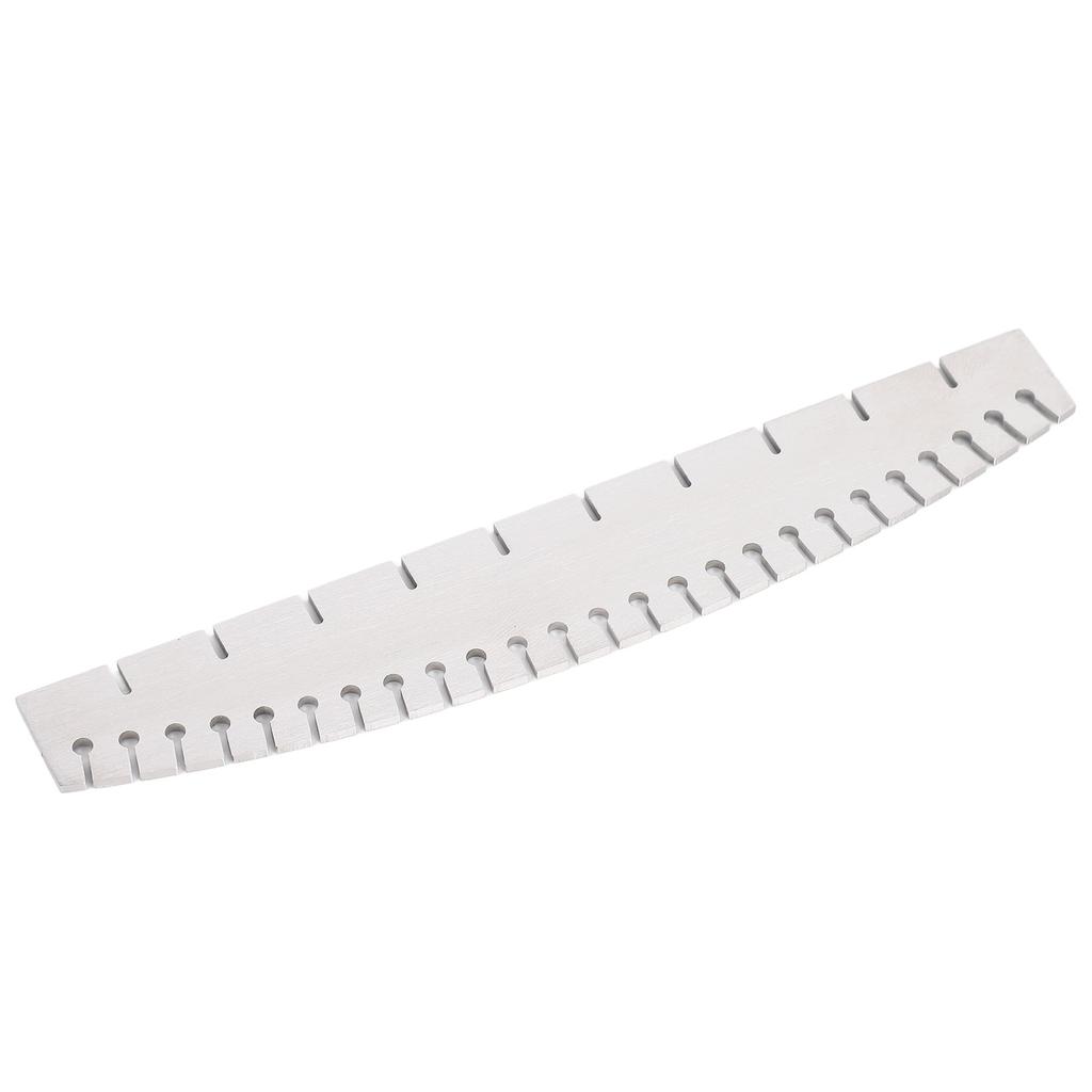 Piano String Gauge with Clear Scales Metal Measuring Ruler for Guitar Ukulele Stringed Instrument