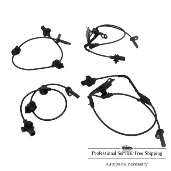 4X Front Rear Right & Left ABS Wheel Speed Sensor For Honda Pilot 2009 - 2011