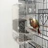 For Smail Bird Parakeets with Perch Food Container Bird Feeders Bird Cage Accessories Feeder Bowls