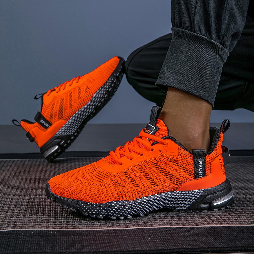 Men's Casual Sports Shoes Soft-soled, lightweight fitness trainers Suitable for travel and running Breathable footwear