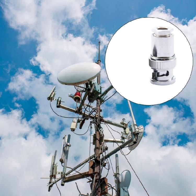 BNC RG58 Signal Adapter with Copper Construction for Computer and Office Connection