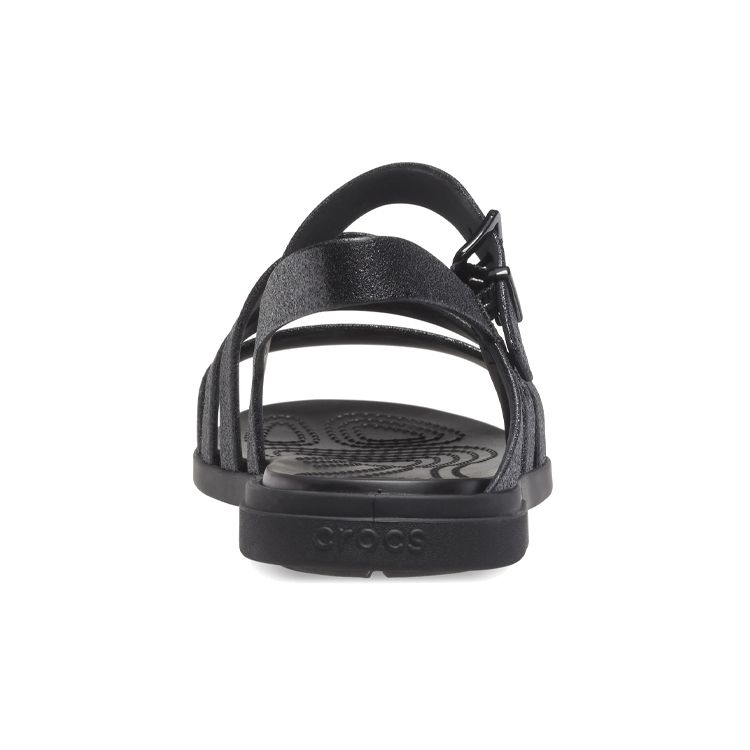 Crocs Tulum Sequin Trendy Casual Sandals Women Sandals Black 206737-0L9