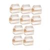 10 Pack Cake Boxes for Pastries And Cupcakes with Handle Outdoor Events