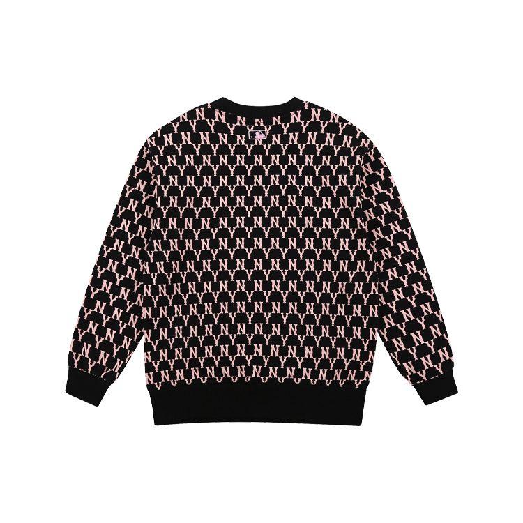 MLB Old Flower Sweatshirt Unisex Black 31MTM1111-50L