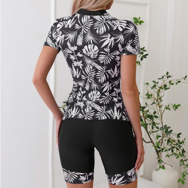 New Print Separate Swimsuits Tankini Set Female Swimwear Sports Beach Wear Two-Piece Bathing Suits Pool Women Swimming Suit 2025