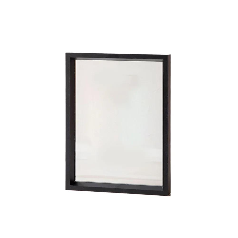 Transparent Aluminum Alloy Double-Sided Photo Frame Fits 5 x 7 Inch Prints for Tabletop Wall or Desktop Display