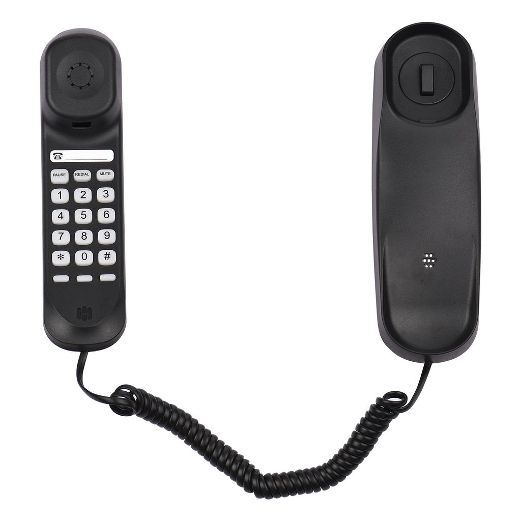Desktop Corded Landline Phone Fixed Telephone Wall Mountable Supports MuteCelsius PauseCelsiusRedial Functions for Home Hotel Bank Call Ce