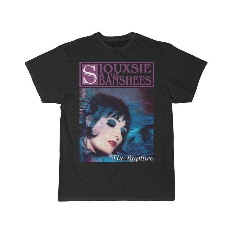 Siouxsie and the banshees the rapture Konzert Schwarzes Baumwoll-T-Shirt S-ND270 Unisex T-Shirt