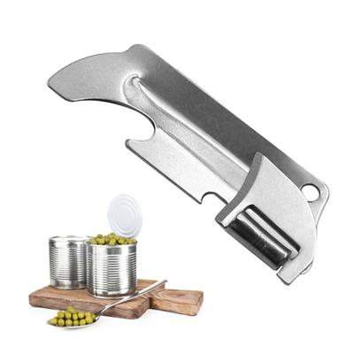 10 Stuks Multifunctionele Opvouwbare Flesopener Roestvrij Staal Mini Blikopener Draagbare Dekselopener Outdoor Kampeertool