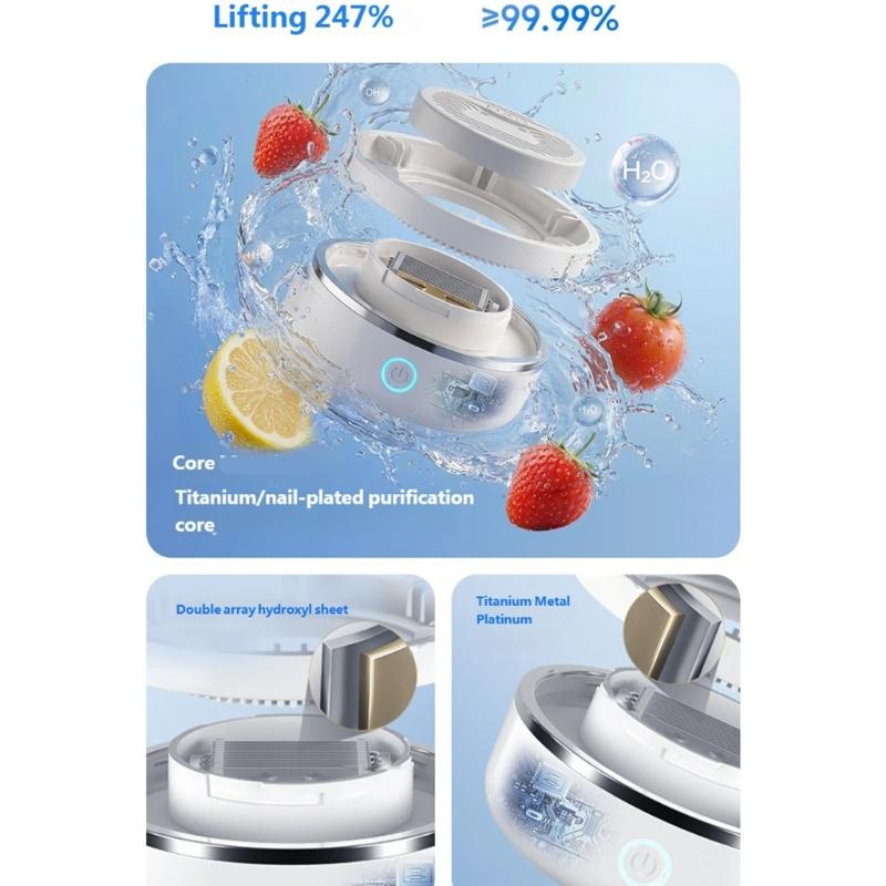 Practical Vegetable Washer Machine 2000mAh Cleaning Technology and Low Noise Design for Effective Home Kitchen Use