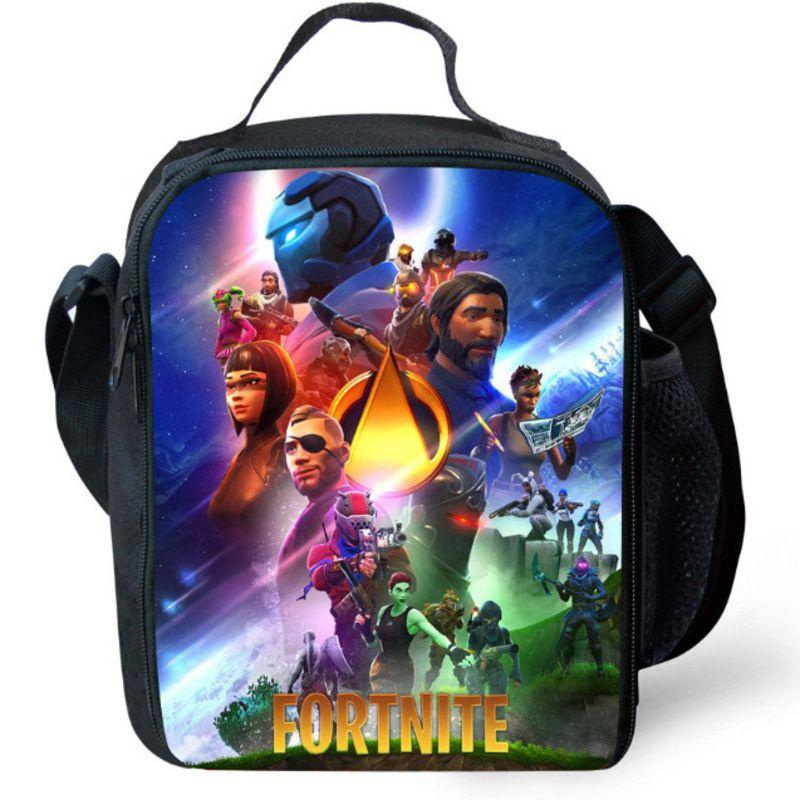 Student School Battle Bag Girls Boys Snack Bags Lunch Kids Box