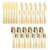 30pcs For 6 Stainless Steel Tableware Crystal Pattern Cutlery Home Kitchen Flatware Fork Spoon Knife Spoon Dinnerware Set