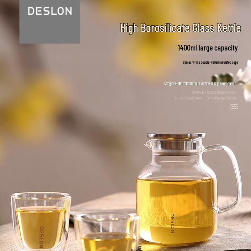 

Набор графинов для воды DESLON из высокоборосиликатного стекла