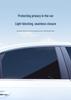 Car Sunshade Curtains - Baby & Infant Protection, Track-Type Privacy Sun Block for Vehicle Interiors