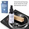 Velvets AntiStatic Brush Velvets Cleaner for Grooves Cleaning Preserve from Dusts and Dirt