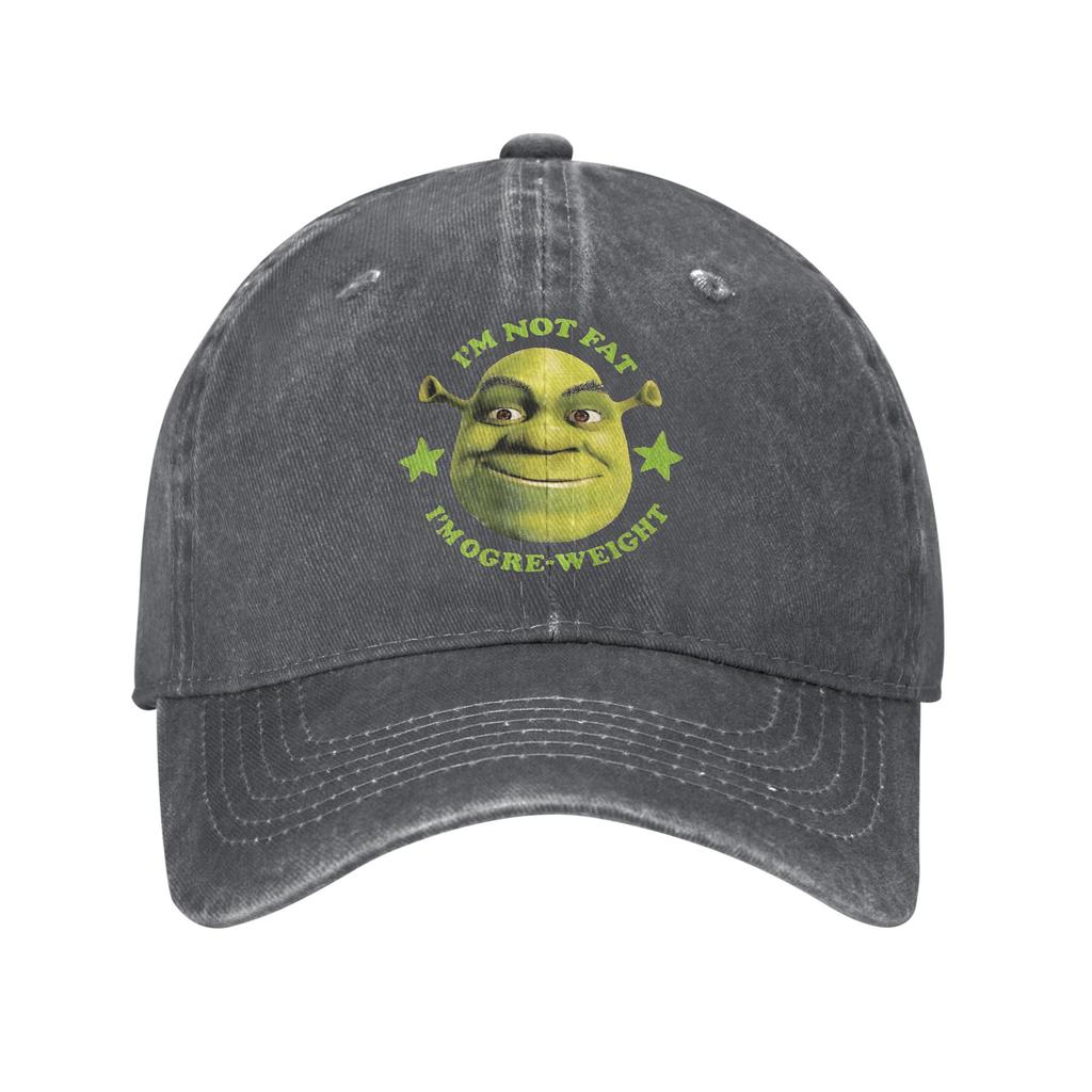 Funny Green Meme Swamped Shrekes Vintage Cartoon  Print Caps For Unisex Cotton  Trucker Hat Causal Headwear Baseball Cap