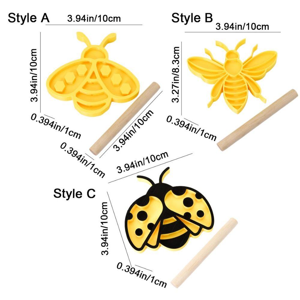 Plastic Insect Drinking Cup Bee/Beetle Shape Bees Water Feeder Creative Bee Drinker Yard Decor