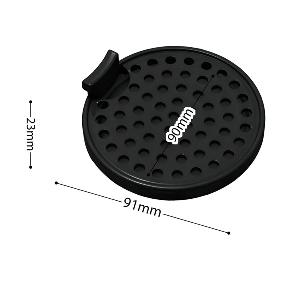 Black Vertuo-Pop Coasters Sturdy Material Protects Surfaces Easy To Clean Stylish Design For Vertuo-Pop Coffee Machine