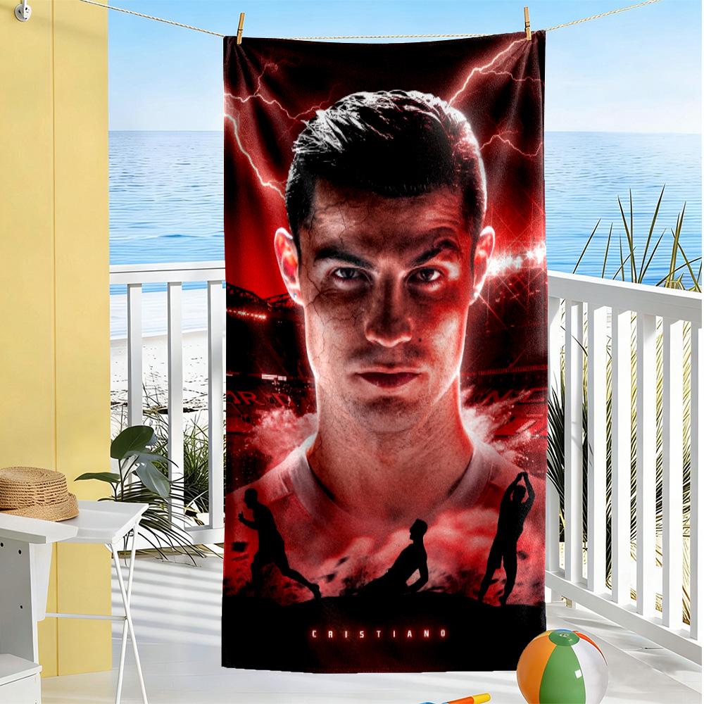Legacy Cristiano Ronaldo Beach Towel High Absorbency & Quick-Dry Comfortable Lightweight