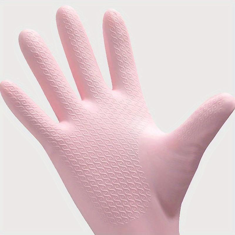 Mănuși de spălat vase Treburile de uz casnic Manșon de îmbinare Mănuși impermeabile Banda elastică de pluș Mănuși de cauciuc pentru gură