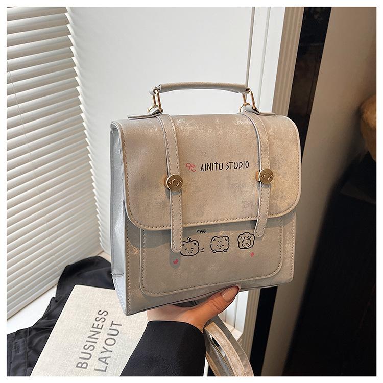 Fashion Shoulder Bag Simple Handbag Women's Spring and Summer Simple Senior Messenger Small Square Bag