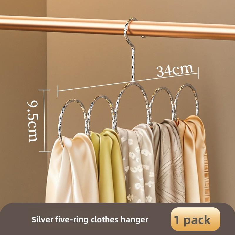 Чудо для хранения шелковых шарфов, Вешалка для чулок, Стойка для вывешивания шарфов, Стойка для вывешивания ремней и галстуков, Многофункциональная стойка для шарфов 1pc