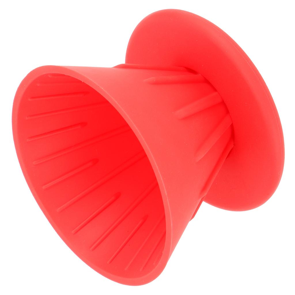 Wiederverwendbarer Silikonharz Kaffeefilter Sieb Abtropfer Kaffeemaschinenzubehör für Zuhause OutdoorRot