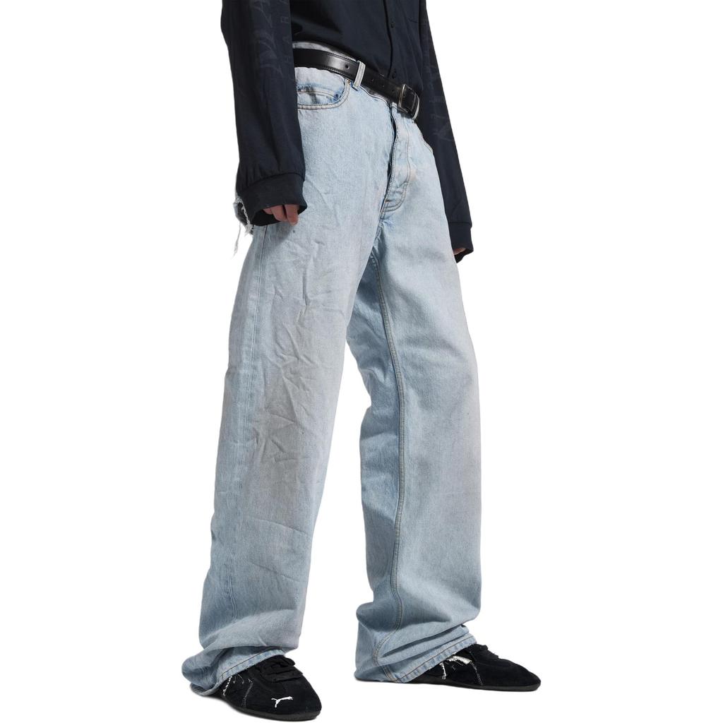 Balenciaga Distressed Relaxed Fit Jeans 851352TTW744200