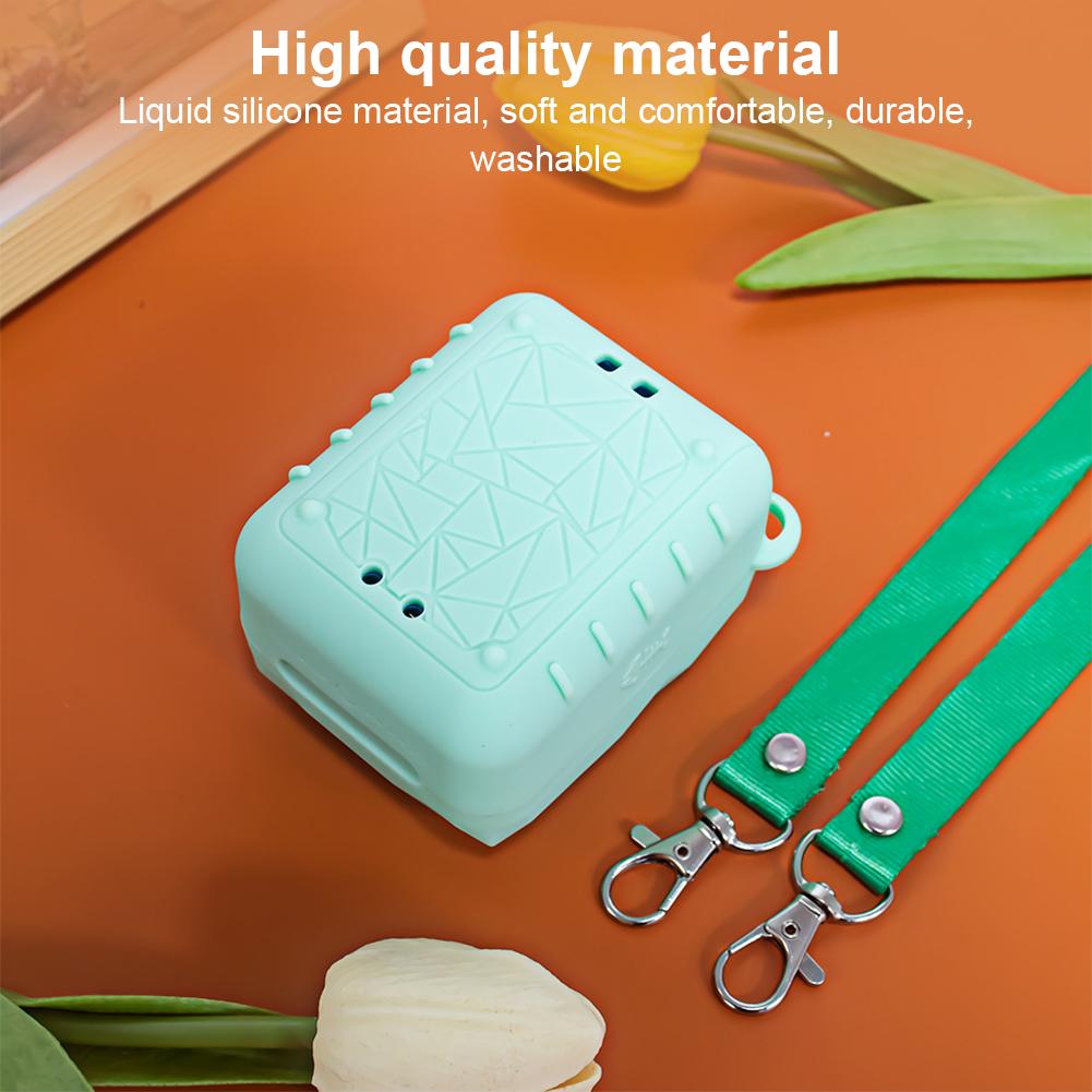 Silicone Case Washable Protective Skin Sleeve with Lanyard Silicone Protective Case for Bitzee Magicals Virtual Electronic Pets