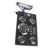5-teiliges Instrumentenpanel-Set Rote LED 12 24V 85mm Drehzahlmesser Kraftstoffstand Wassertemperatur Öldruck Voltmeter