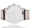 Burberry The City Nova White Dial Checked Brown Leather Strap Watch for Men BU9357